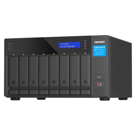 QNAP TVS-h874-i7-32G (12core (i7), ZFS, 32GB RAM, 8x SATA, 2x M.2 NVMe, 2x PCIe, 2x 2,5GbE, HDMI 4K)