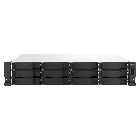 QNAP TS-1264U-RP-8G (4core 2,9GHz, 8GB RAM, 12x SATA, 2x 2,5GbE, 1x PCIe, 1x HDMI, 4x USB, 2x zdroj)
