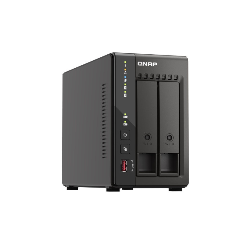QNAP NVR QVP-21C (4core 2,6GHz, 8GB RAM, 2xSATA, 2x2,5GbE, 2xM.2 slot, 2xHDMI, kamery: 8 (max 16)