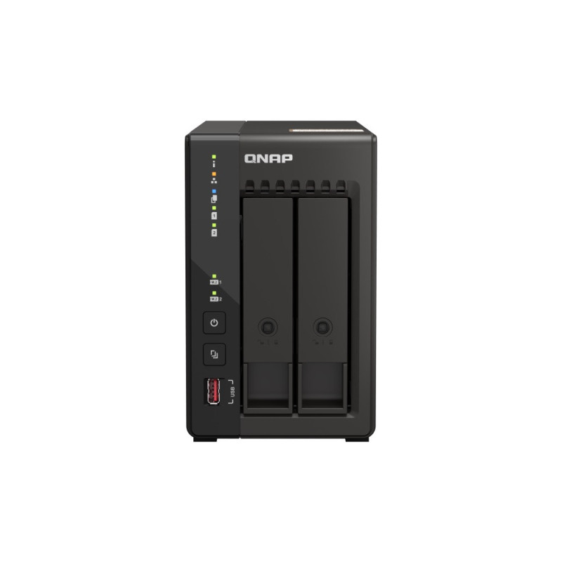 QNAP NVR QVP-21C (4core 2,6GHz, 8GB RAM, 2xSATA, 2x2,5GbE, 2xM.2 slot, 2xHDMI, kamery: 8 (max 16)