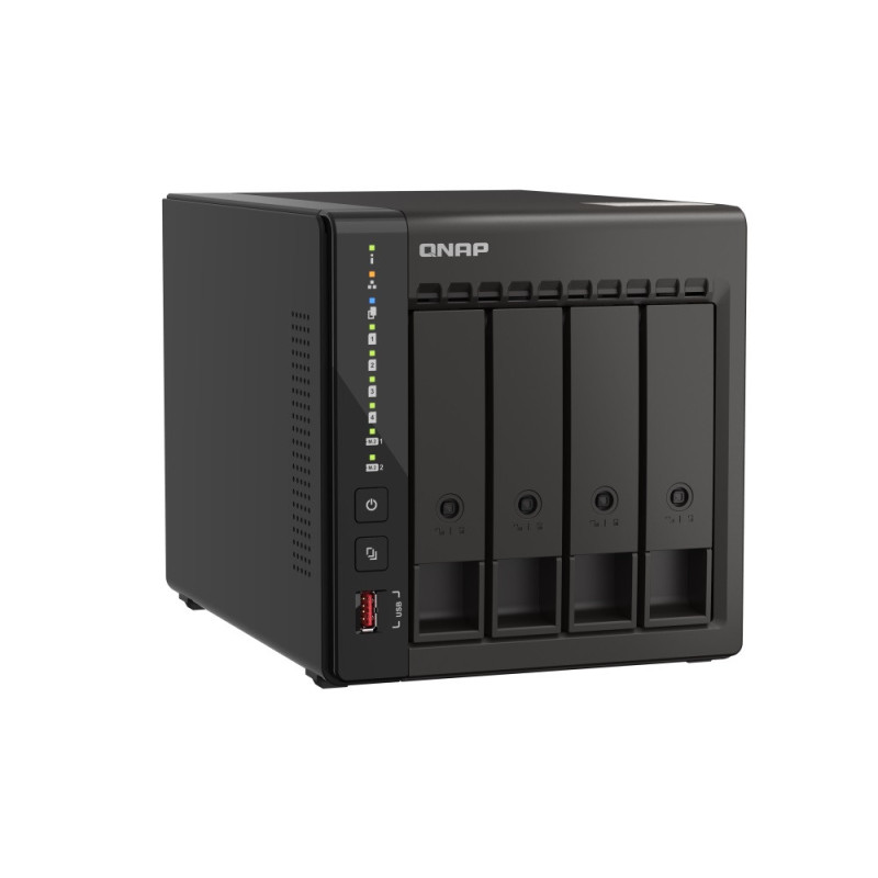 QNAP NVR QVP-41C (4core 2,6GHz, 8GB RAM, 4xSATA, 2x2,5GbE, 2xM.2 slot, 2xHDMI, kamery: 8 (max 24)