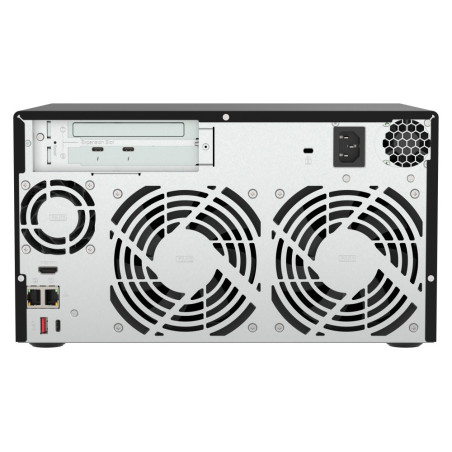 QNAP TVS-h874T-i9-64G (16core, ZFS, 64GB RAM, 8x SATA, 2x M.2 NVMe, 2x 2,5GbE, 2x Thunderbolt 4)