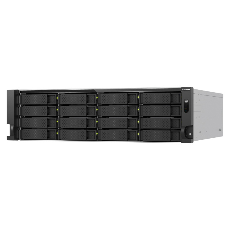 QNAP TS-h1677AXU-RP-R7-32G (Ryzen Pro 5,3GHz, ZFS, 32GB DDR5 RAM, 16x SATA, 2x 2,5GbE, 2x 10GbE)
