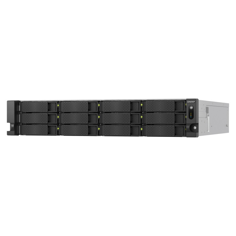 QNAP TS-h1277AXU-RP-R7-32G (Ryzen pre 5,3GHz, ZFS, 32GB DDR5 RAM, 12x SATA, 2x 2,5GbE, 2x 10GbE)