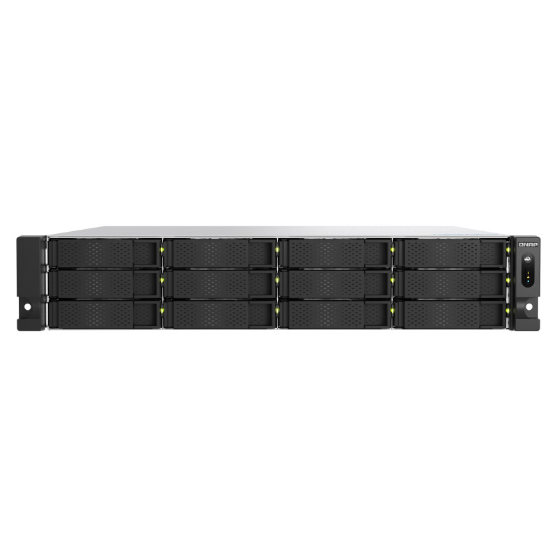 QNAP TS-h1277AXU-RP-R5-16G (Ryzen pre 5,1GHz, ZFS, 16GB DDR5 RAM, 12x SATA, 2x 2,5GbE, 2x 10GbE)