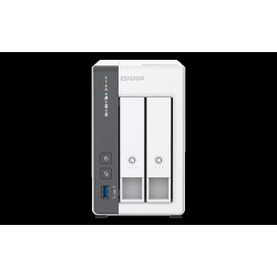 QNAP TS-216G (4core 2,0 GHz + NPU, 4 GB RAM, 2x SATA, 1x GbE, 1x 2,5 GbE, 2x USB 2.0, 1x USB 3.2)