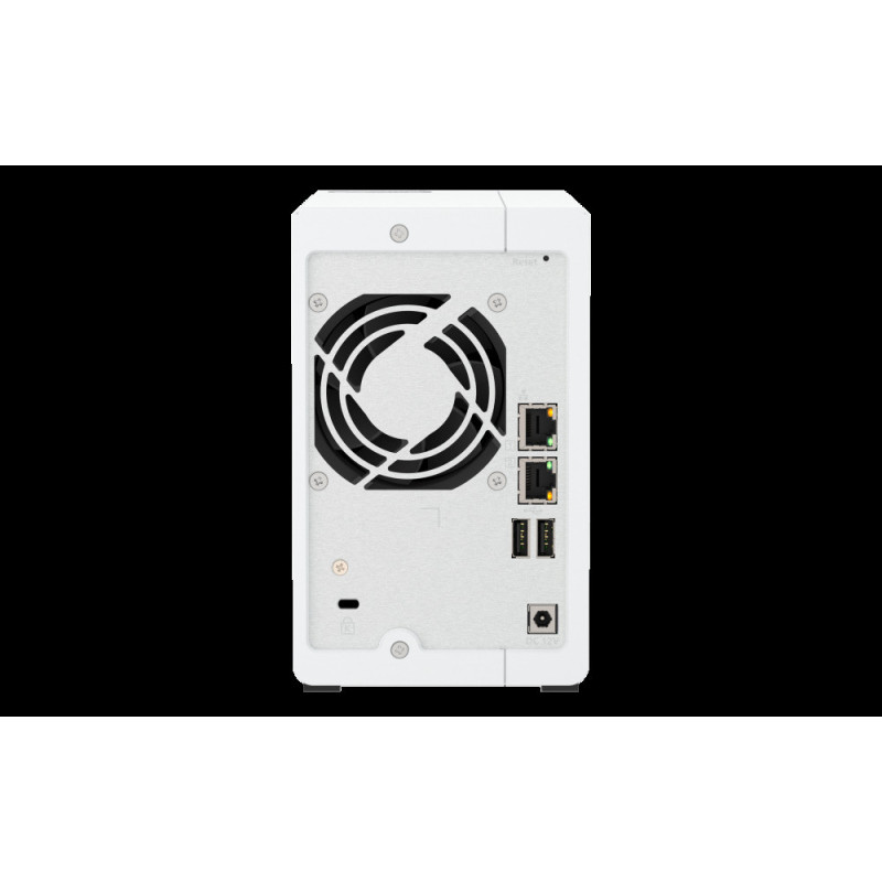 QNAP TS-216G (4core 2,0 GHz + NPU, 4 GB RAM, 2x SATA, 1x GbE, 1x 2,5 GbE, 2x USB 2.0, 1x USB 3.2)