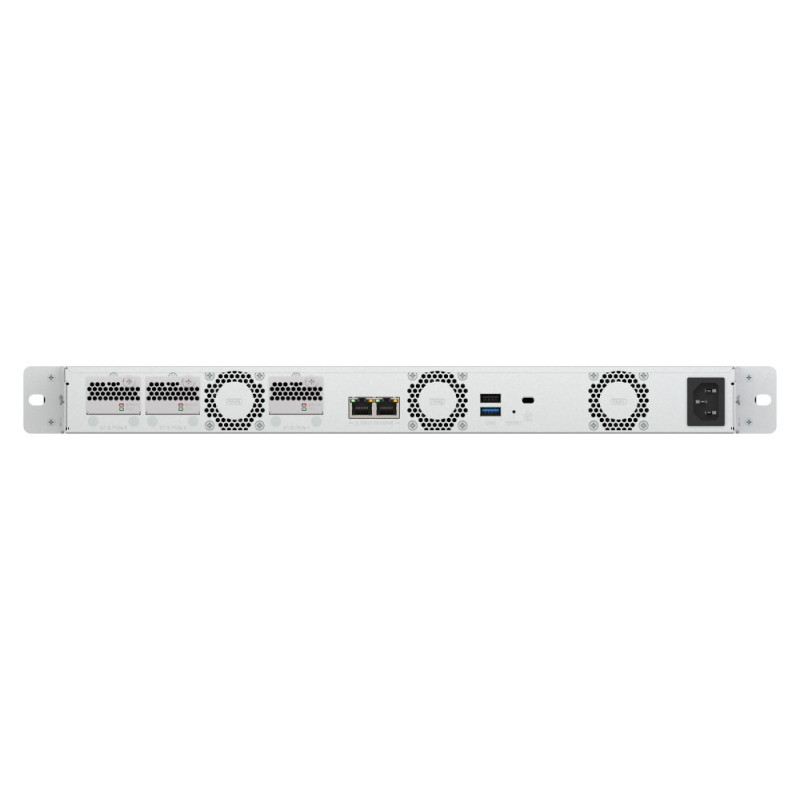 QNAP TS-h765eU-8G (4core 3,4GHz, 8GB RAM, 4x SATA, 3x E1.S/M.2, 2x 2,5GbE, vol. 10GbE, malá hĺbka)