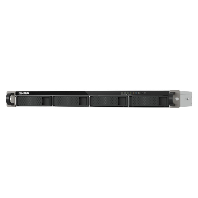 QNAP TS-433eU (4core 2,0GHz, NPU / 4GB RAM / 4x SATA / 2x 2,5GbE / 2x USB 3.2 / malá hĺbka)