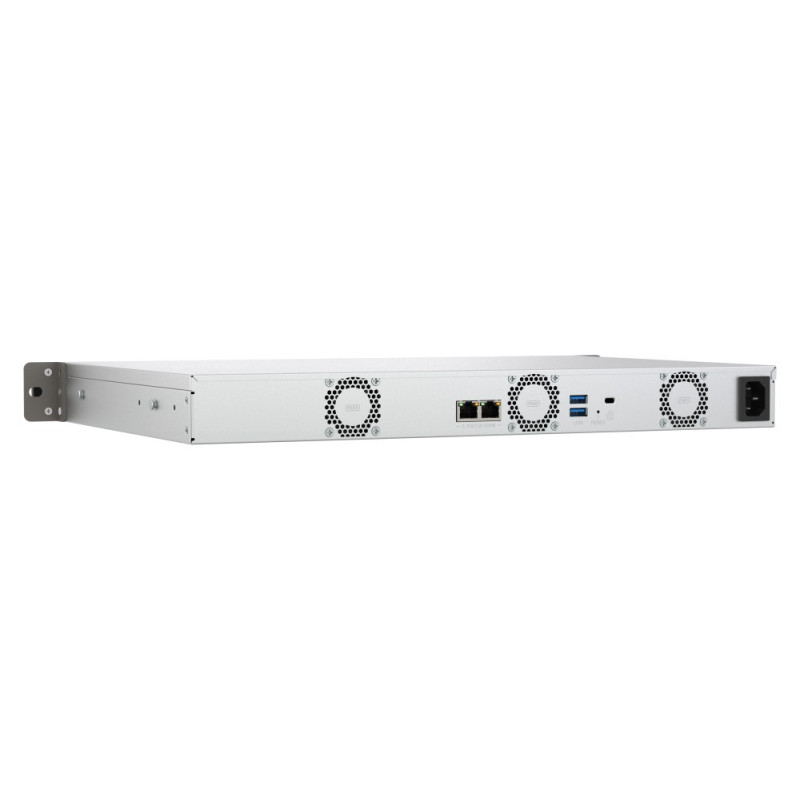 QNAP TS-433eU (4core 2,0GHz, NPU / 4GB RAM / 4x SATA / 2x 2,5GbE / 2x USB 3.2 / malá hĺbka)
