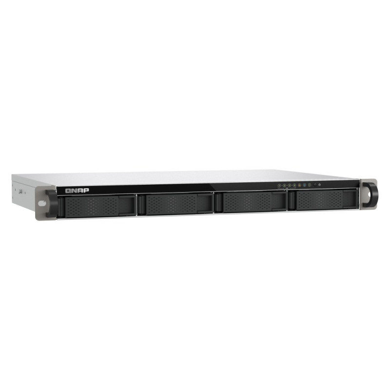 QNAP TS-433eU (4core 2,0GHz, NPU / 4GB RAM / 4x SATA / 2x 2,5GbE / 2x USB 3.2 / malá hĺbka)