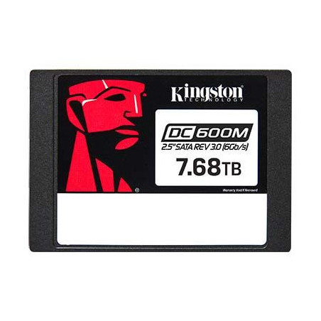 QNAP Kingston, SSD, DC600M, SATA III, 2.5-inch, 7,68 TB, SEDC600M/7680G