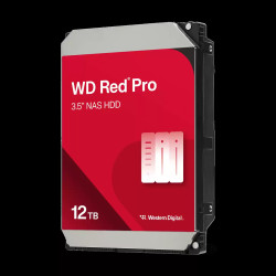 QNAP WD, HDD, Red Pro, SATA III, 3.5-inch, 12TB, WD122KFBX
