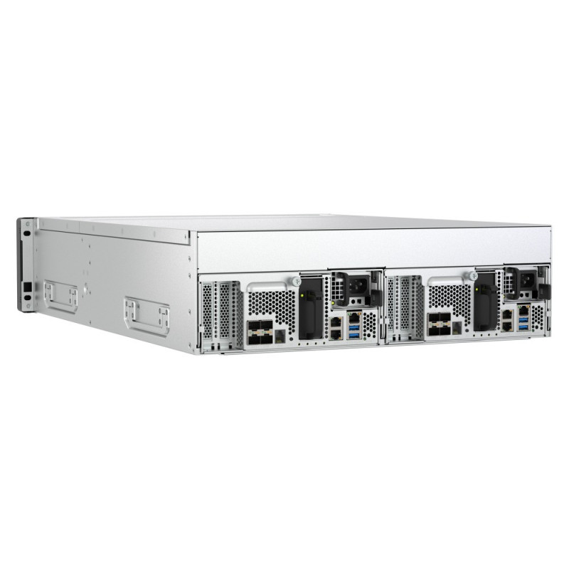 QNAP ES1686dc-R2-2142IT-96G (Duálny radič, 2x Xeon, 2x 48GB RAM, 16x 3,5" SAS, 6x GbE, 8x 10Gb SFP+)