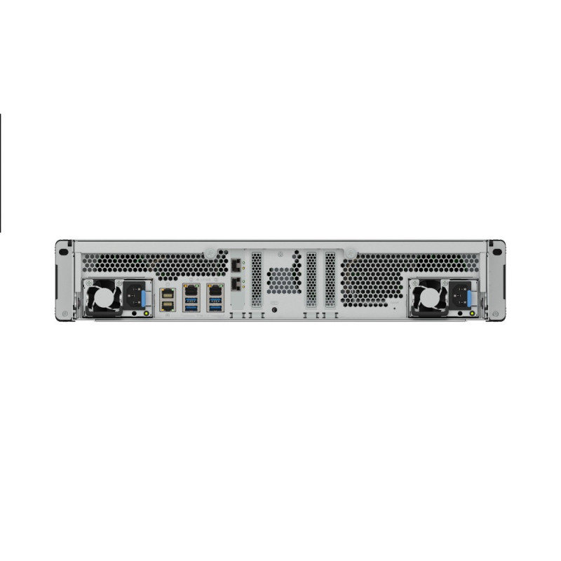 QNAP TDS-h2489FU-R2-4309Y-64G (2x Xeon, 64GB RAM, 24x 2,5" U.2/SATA, 4x PCIe, 4x 2,5GbE, 2x 25GbE)