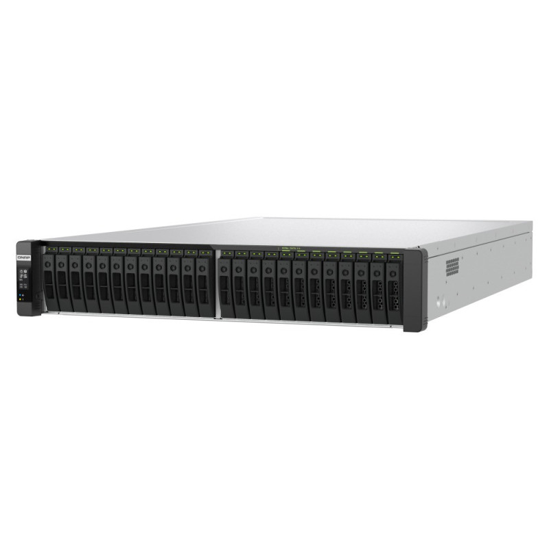 QNAP TDS-h2489FU-R2-4309Y-64G (2x Xeon, 64GB RAM, 24x 2,5" U.2/SATA, 4x PCIe, 4x 2,5GbE, 2x 25GbE)