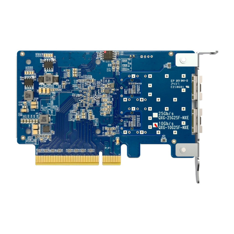 QNAP QXG-10G2SF-NXE - 2x 10GbE SFP+, low-profile, PCIe Gen3 x8