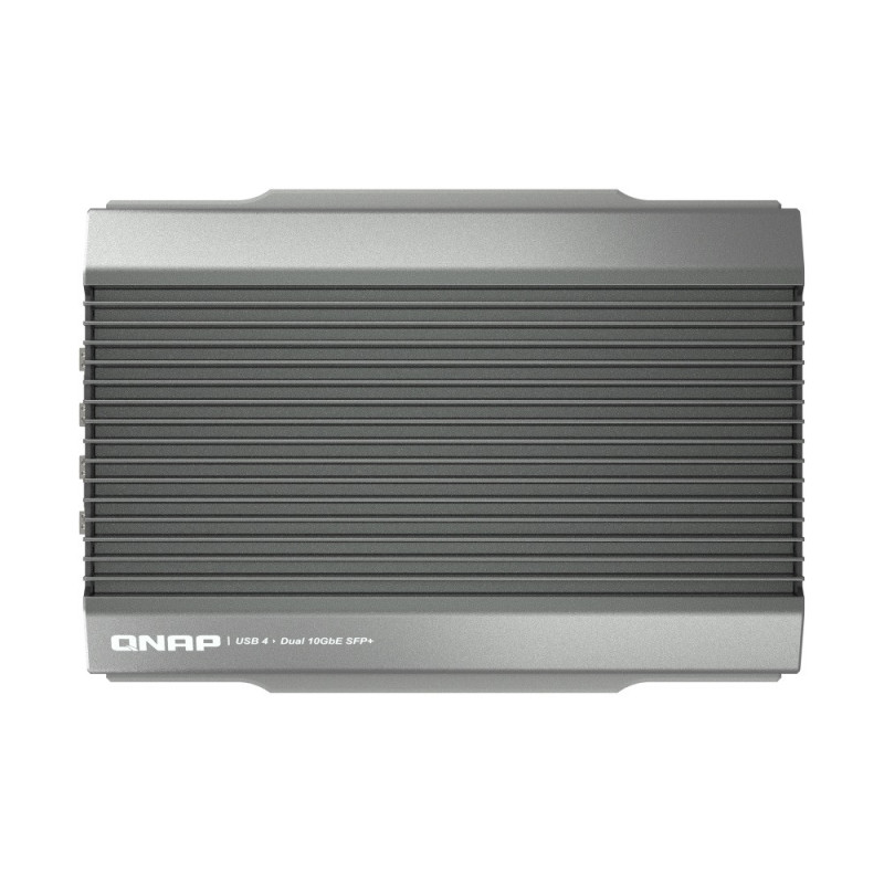 QNAP QNA-UC10G1SF- adaptér USB-C 4 (podpora Thunderbolt 3 a 4) na 2x 10GbE SFP+ (pasívne chladenie)