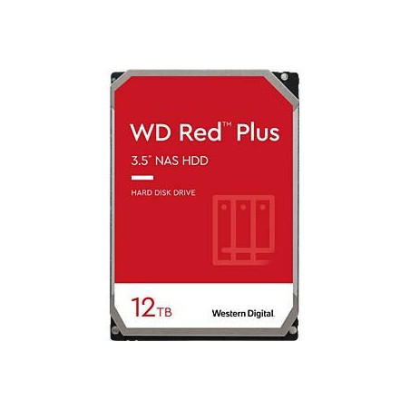 QNAP WD, HDD, Red Plus, SATA III, 3.5-inch, 12TB, WD120EFGX
