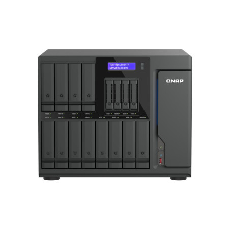 QNAP TVS-AIh1688ATX-U7-32G (Ultra 7, ZFS, 32GB DDR5 ECC RAM, 12x 3,5" + 4x 2,5", 2x 2,5GbE, 2x 10GbE)