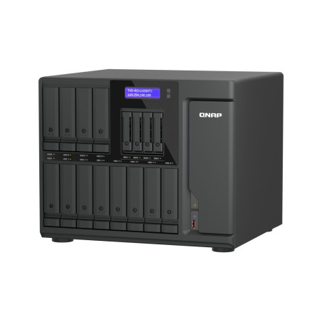 QNAP TVS-AIh1688ATX-U7-32G (Ultra 7, ZFS, 32GB DDR5 ECC RAM, 12x 3,5" + 4x 2,5", 2x 2,5GbE, 2x 10GbE)
