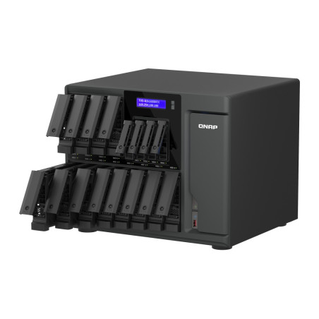 QNAP TVS-AIh1688ATX-U7-32G (Ultra 7, ZFS, 32GB DDR5 ECC RAM, 12x 3,5" + 4x 2,5", 2x 2,5GbE, 2x 10GbE)