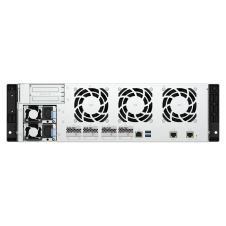 QNAP TS-h1655XeU-RP-8G (8core 2,8GHz, 8GB RAM, 12x SATA + 4x E1.S/M.2, 2x PCIe, 2x 2,5GbE, 1x 10GbE)