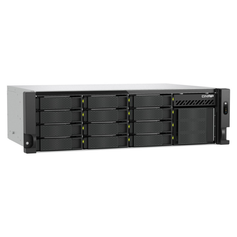 QNAP TS-h1655XeU-RP-8G (8core 2,8GHz, 8GB RAM, 12x SATA + 4x E1.S/M.2, 2x PCIe, 2x 2,5GbE, 1x 10GbE)