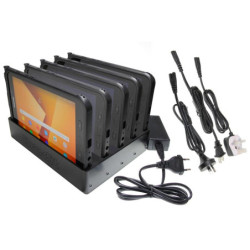 Brodit stolná nabíjačka na Samsung Galaxy Tab Active 2. SM-T390 SM-T395 5 slotov