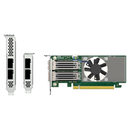 QNAP QXG-100G2SF-BCM Dual port na 100GbE Network adaptér; 2 x QSFP28