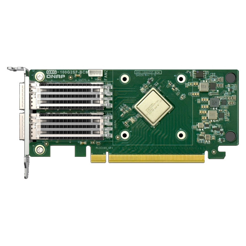 QNAP QXG-100G2SF-BCM Dual port na 100GbE Network adaptér; 2 x QSFP28