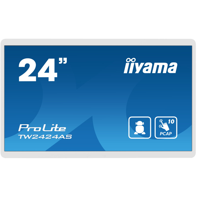 24" iiyama TW2424AS-W1: PCAP, Android 12, FHD