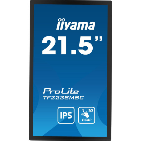 22" iiyama TF2238MSC-B1: PCAP, IPS, FHD, HDMI, DP