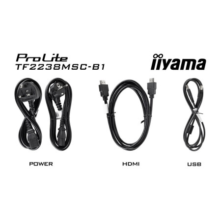 22" iiyama TF2238MSC-B1: PCAP, IPS, FHD, HDMI, DP