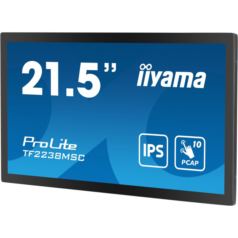 22" iiyama TF2238MSC-B1: PCAP, IPS, FHD, HDMI, DP