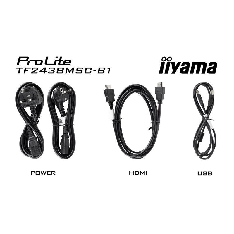 24" iiyama TF2438MSC-B1: PCAP, IPS, FHD, HDMI, DP