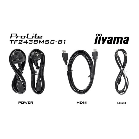 24" iiyama TF2438MSC-B1: PCAP, IPS, FHD, HDMI, DP