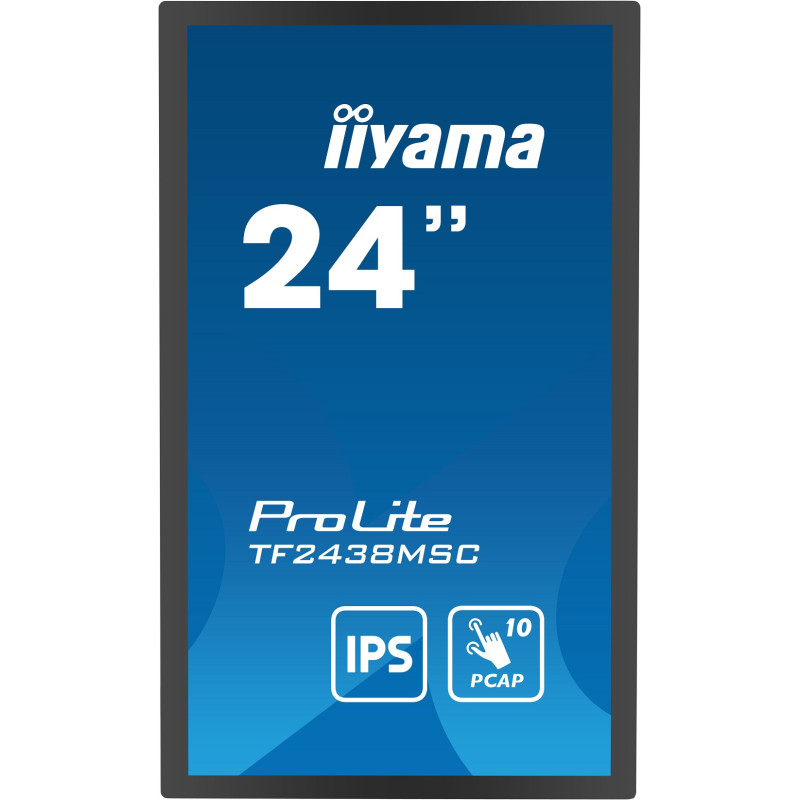 24" iiyama TF2438MSC-B1: PCAP, IPS, FHD, HDMI, DP
