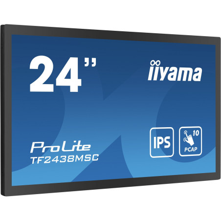 24" iiyama TF2438MSC-B1: PCAP, IPS, FHD, HDMI, DP