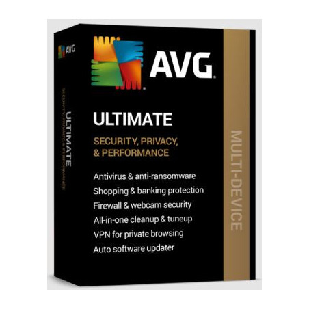 AVG Ultimate - MultiDevice up to 10 connections 1 Year