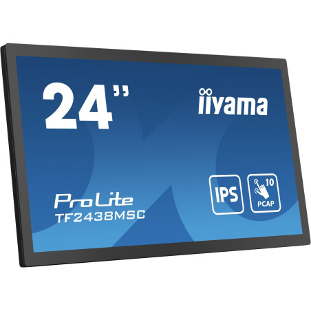 24" iiyama TF2438MSC-B1: PCAP, IPS, FHD, HDMI, DP