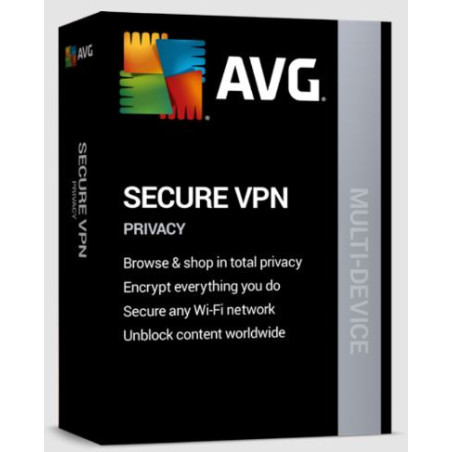 AVG Secure VPN (Multi-device, až 10 device) 1 Year