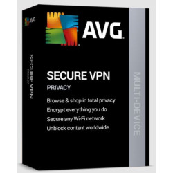 AVG Secure VPN (Multi-device, až 10 device) 2 Years