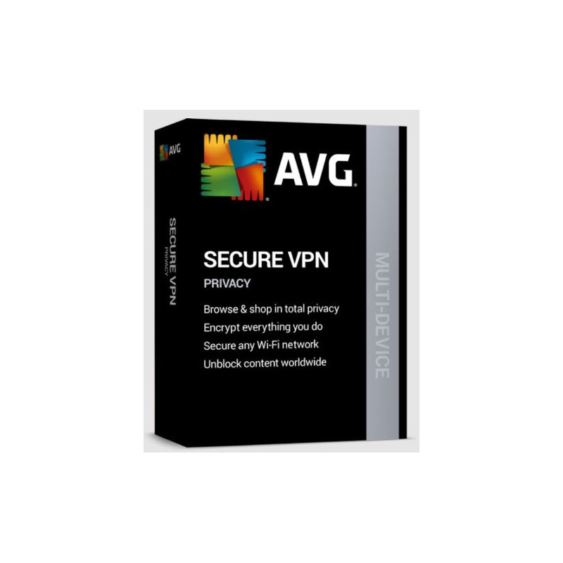 AVG Secure VPN (Multi-device, až 10 device) 2 Years