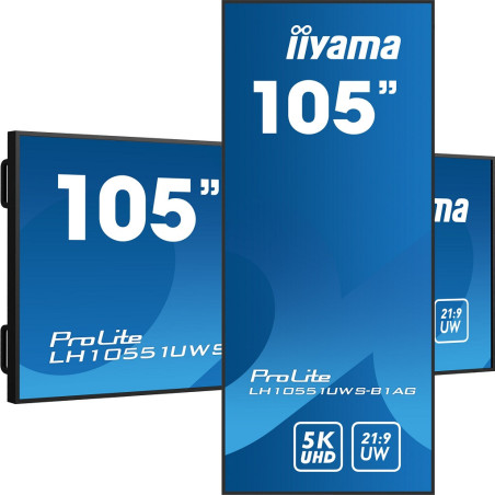 105" iiyama LH10551UWS-B1AG: IPS, 5K, USB-C, 24/7