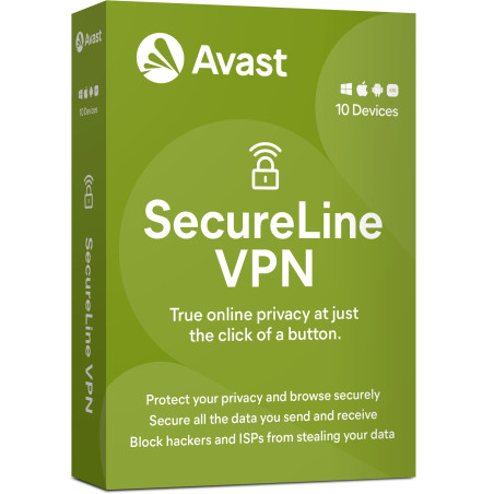 Avast SecureLine VPN Multi-device up to 10 device 3Y