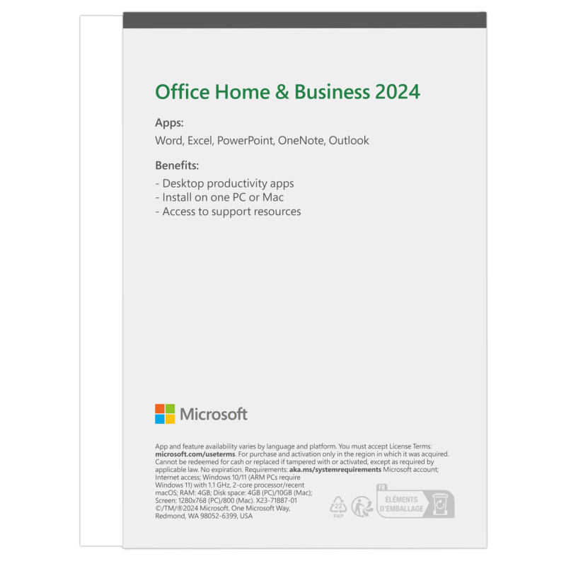 Microsoft Office 2024 pre domácnosti a podnikateľov Eng Akcie