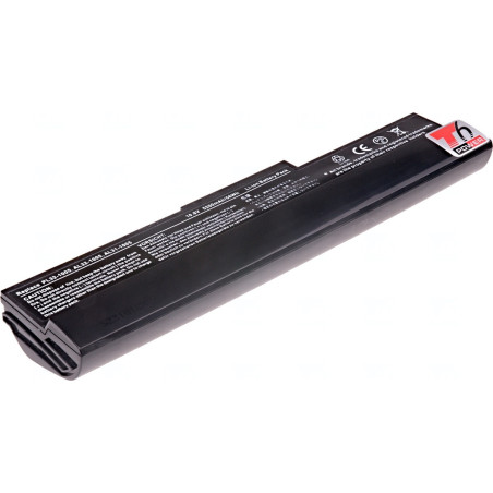 Batéria T6 Power Asus Eee PC 1001, 1005, 1101H, R105, 5200mAh, 56Wh, 6cell, black