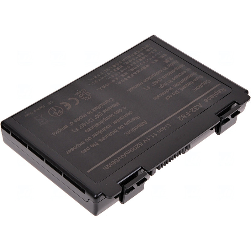 Batéria T6 Power Asus K40, K41, K50, K51, K60, K61, K70, F52, F82, X5D, X70, 5200mAh, 58Wh, 6cell