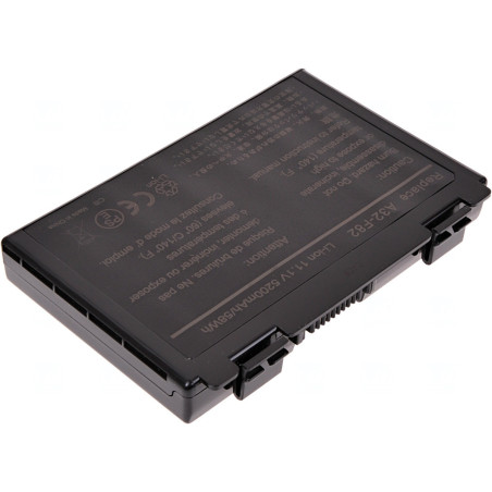 Batéria T6 Power Asus K40, K41, K50, K51, K60, K61, K70, F52, F82, X5D, X70, 5200mAh, 58Wh, 6cell